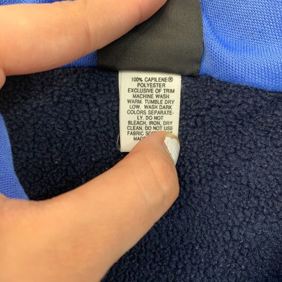 Vintage Patagonia Sweater Youth M Medium Capilene Fleece Quarter Zip Made in USA - Picture 5 of 9